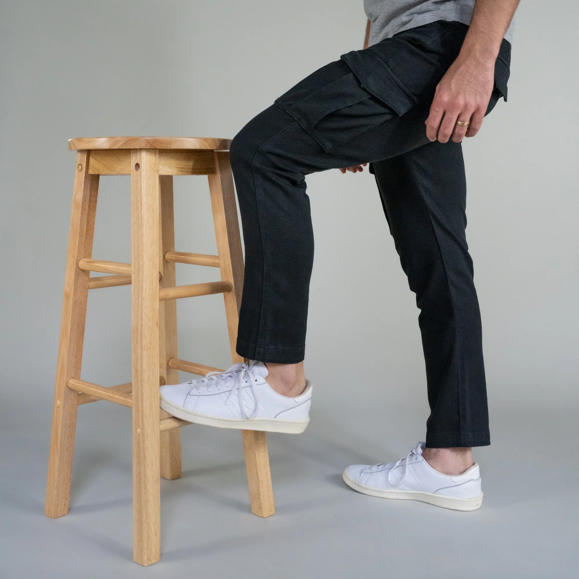 Cargo Pants - Black - Image 2