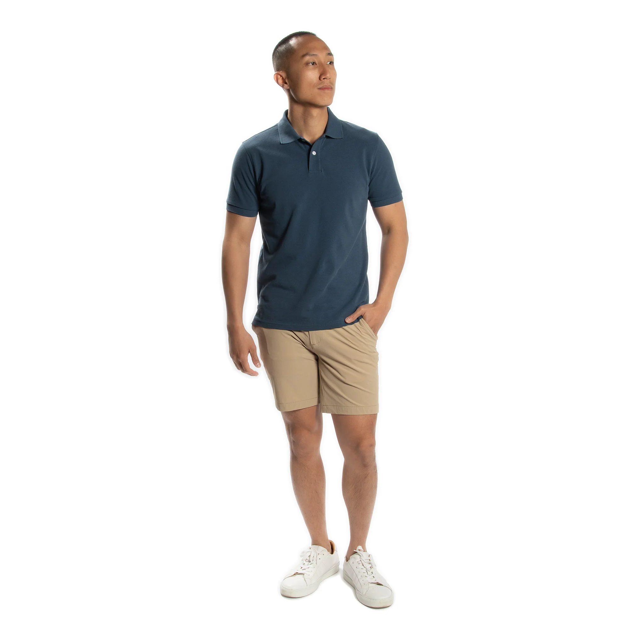 Classic Polo Shirt - Navy - Image 3