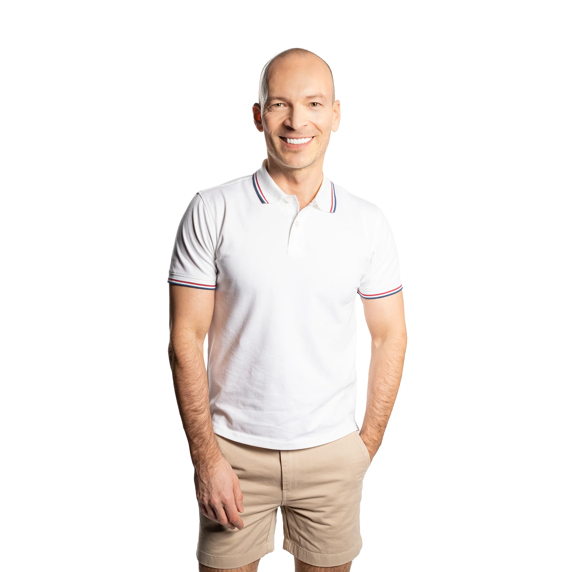 Classic Polo Shirt - White Tipped - Image 2