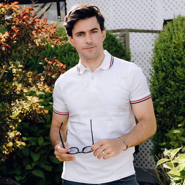 Classic Polo Shirt - White Tipped - Image 3