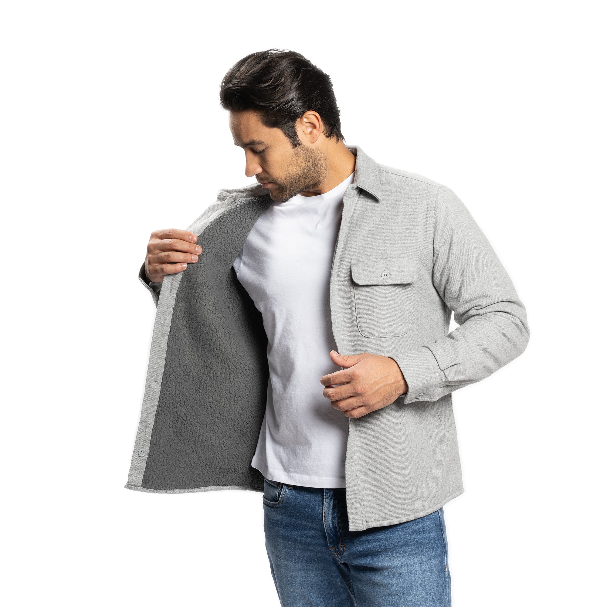 Flannel Jackets - Grey - Image 2