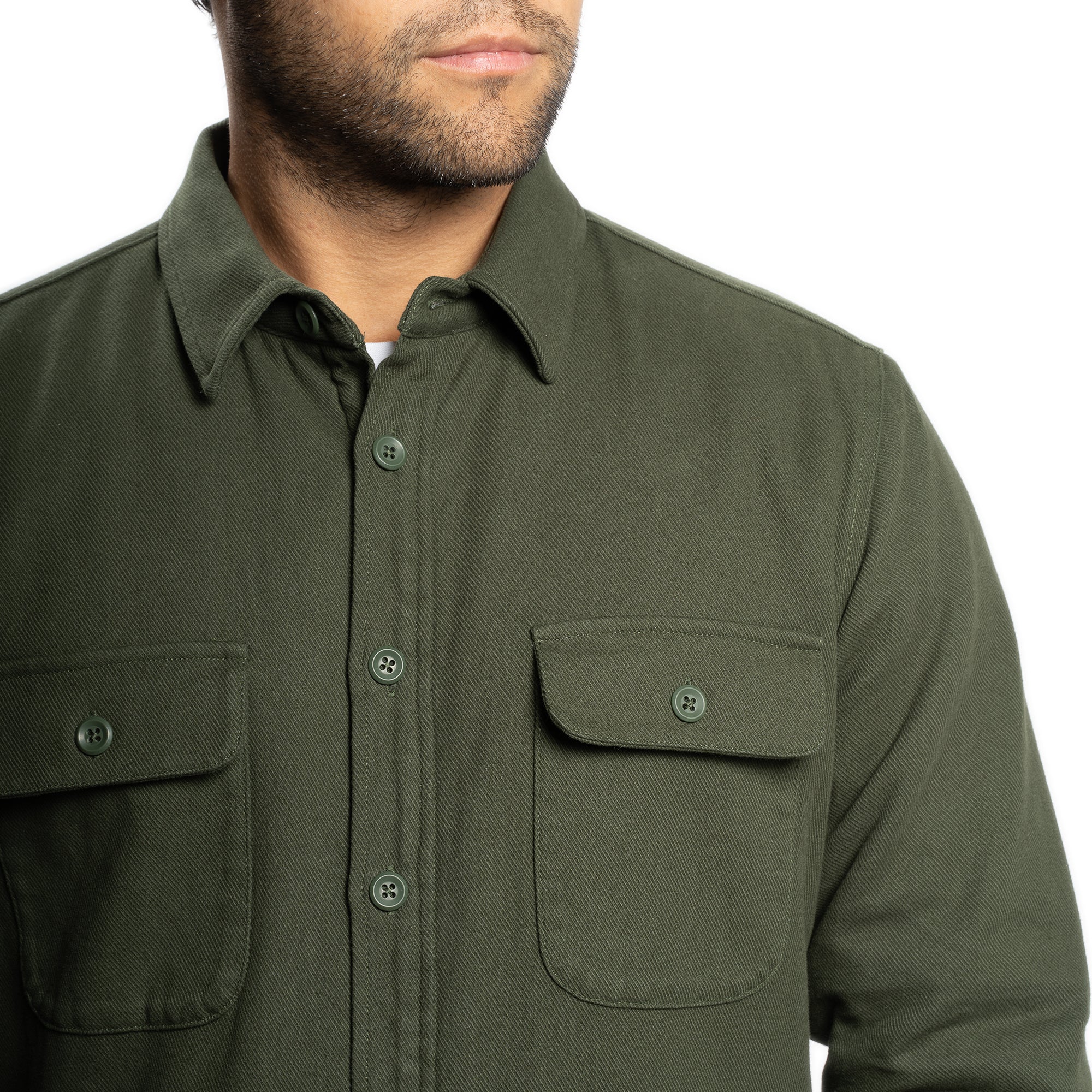Flannel Jackets - Olive - Image 2