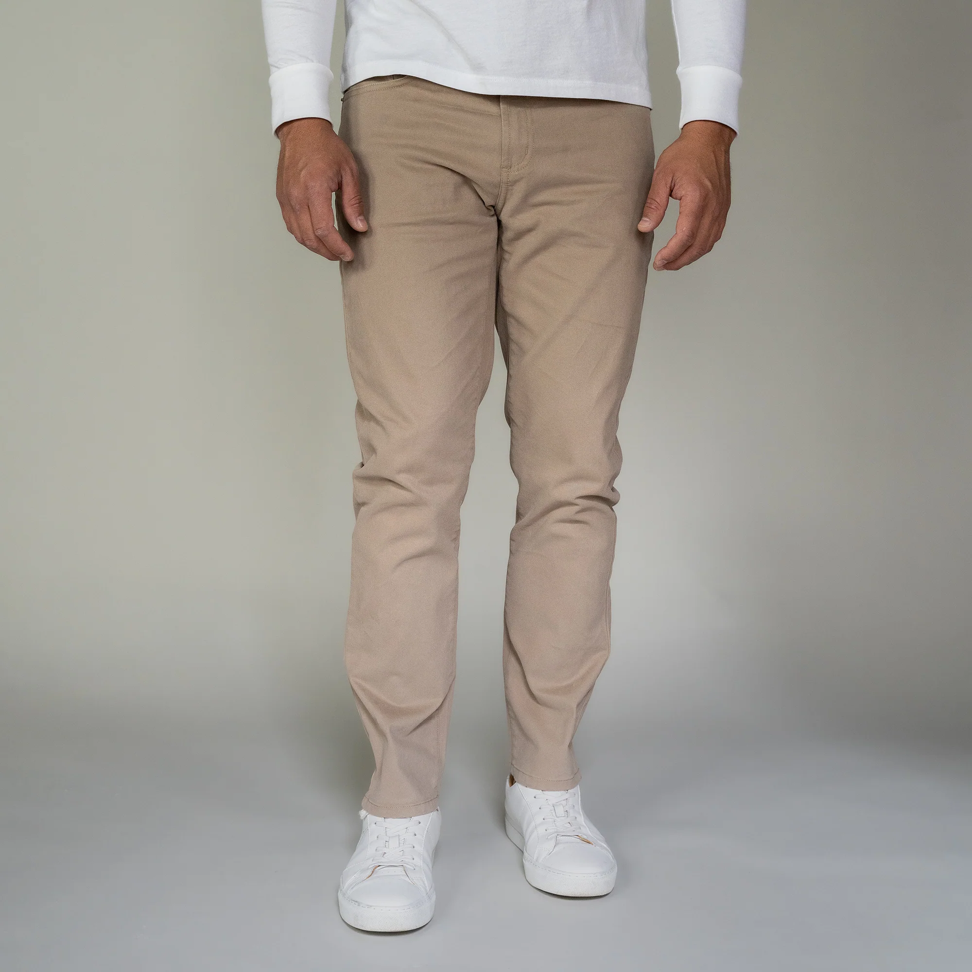 Italian 5-Pocket Pants - Khaki
