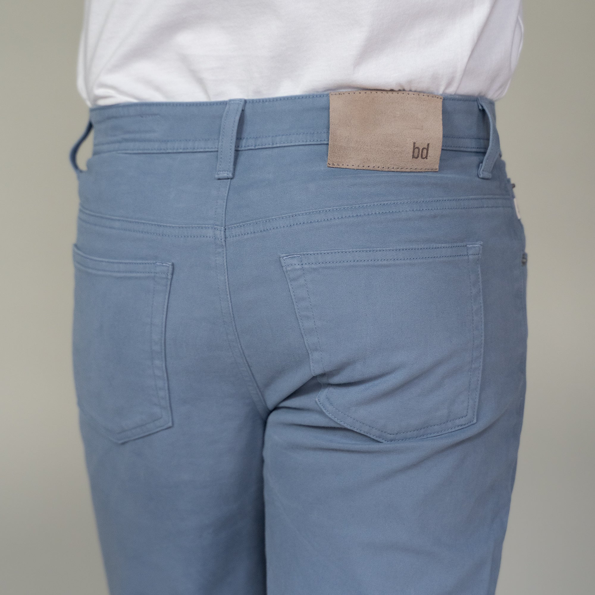 Italian 5-Pocket Pants - Slate - Image 6