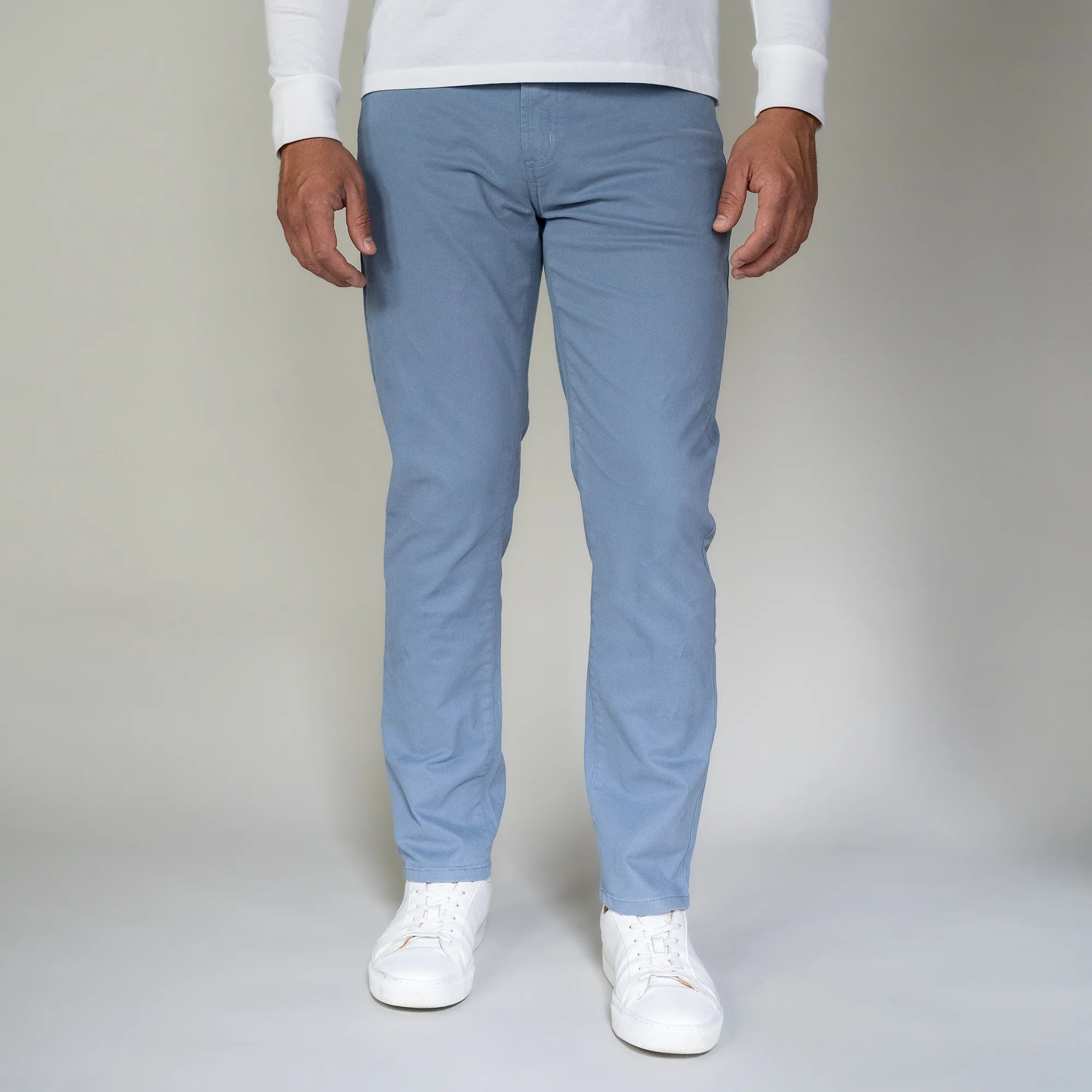 Italian 5-Pocket Pants - Slate - Image 7
