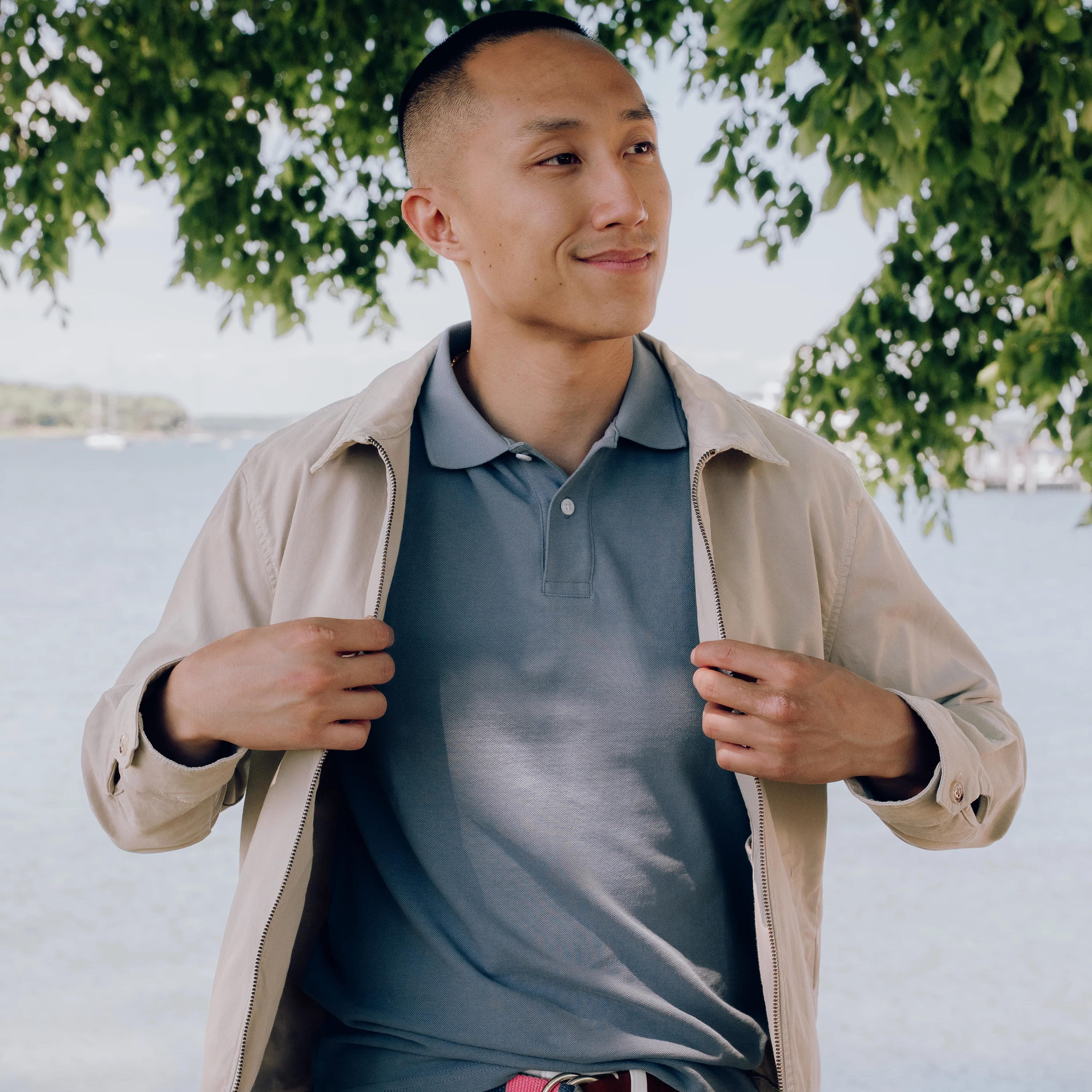 Italian Summer Jacket - Stone - Image 3