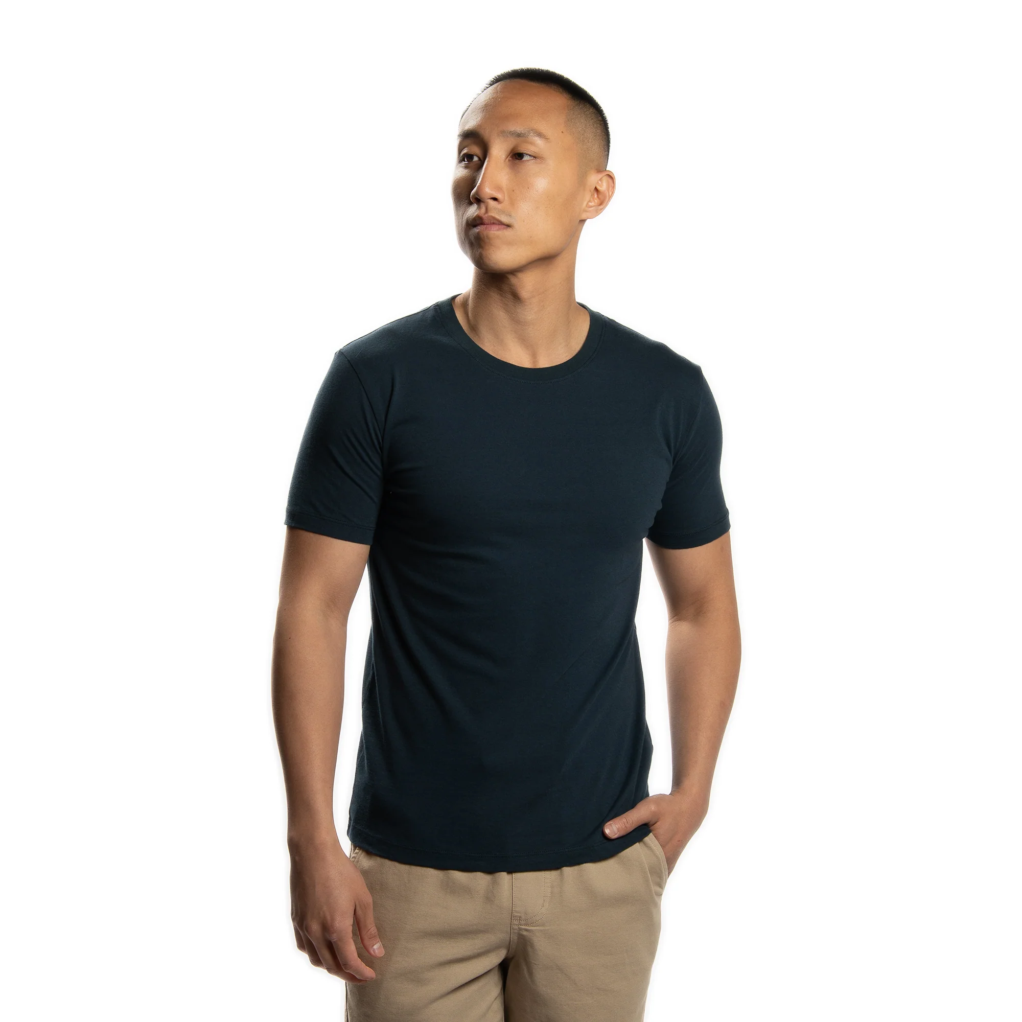 Japanese Summer T-Shirt - Navy - Image 2