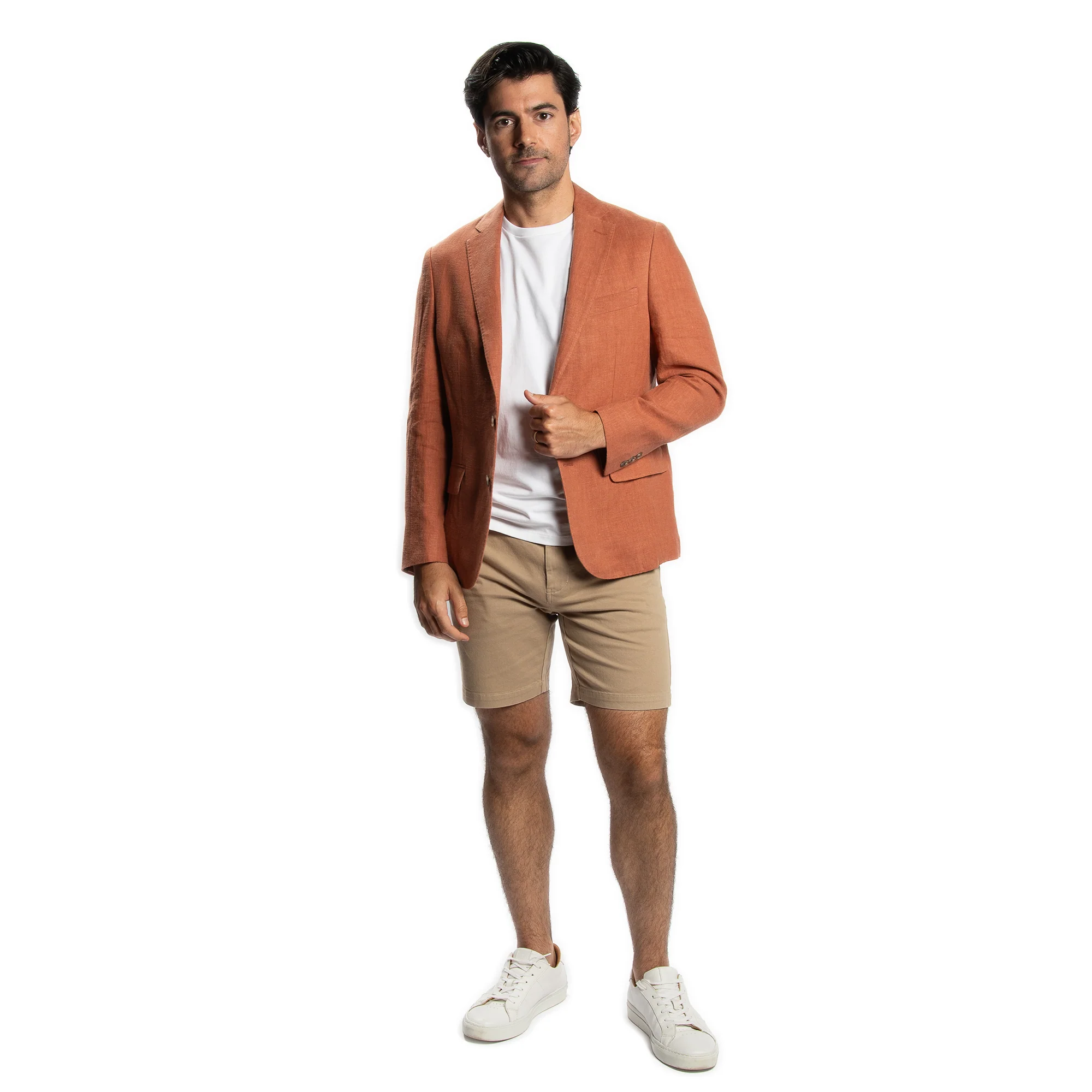 Linen Blazers - Brick - Image 9