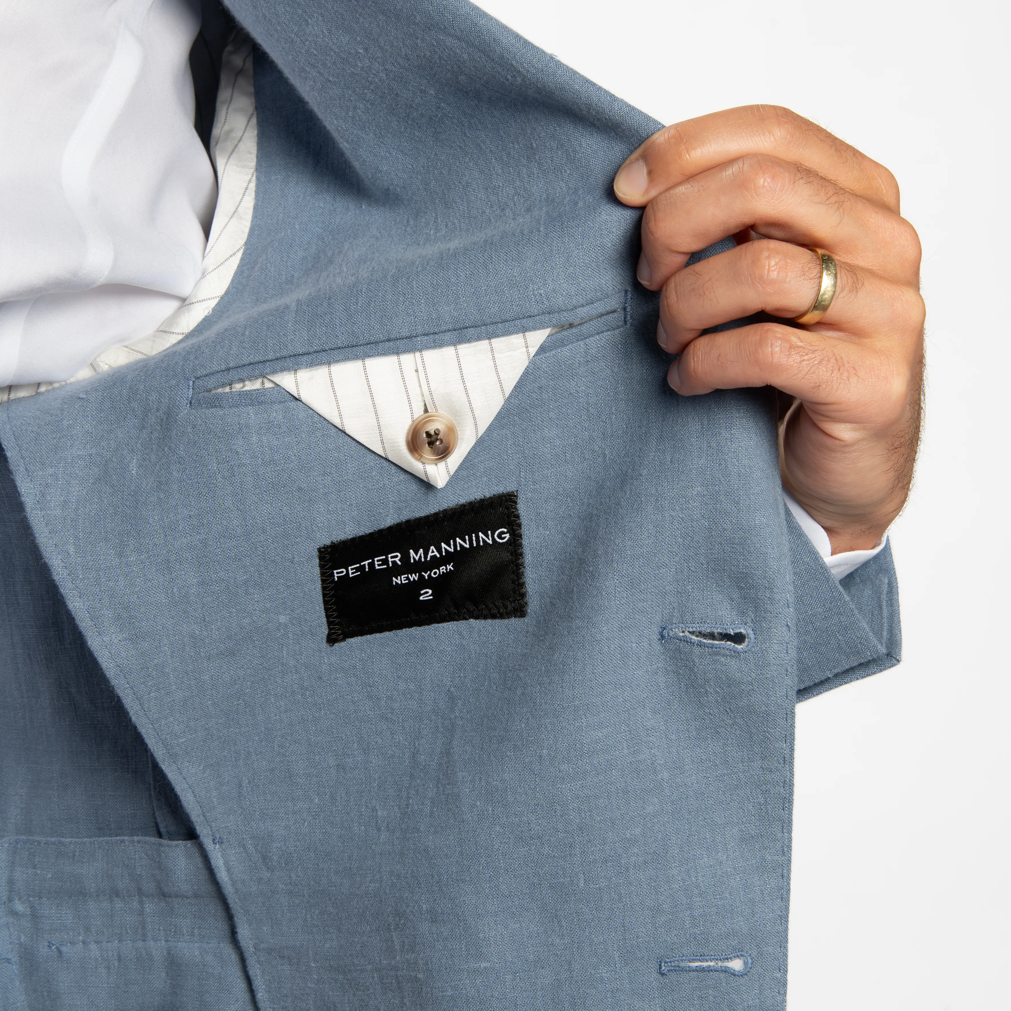 Linen Blazers - Sky - Image 5