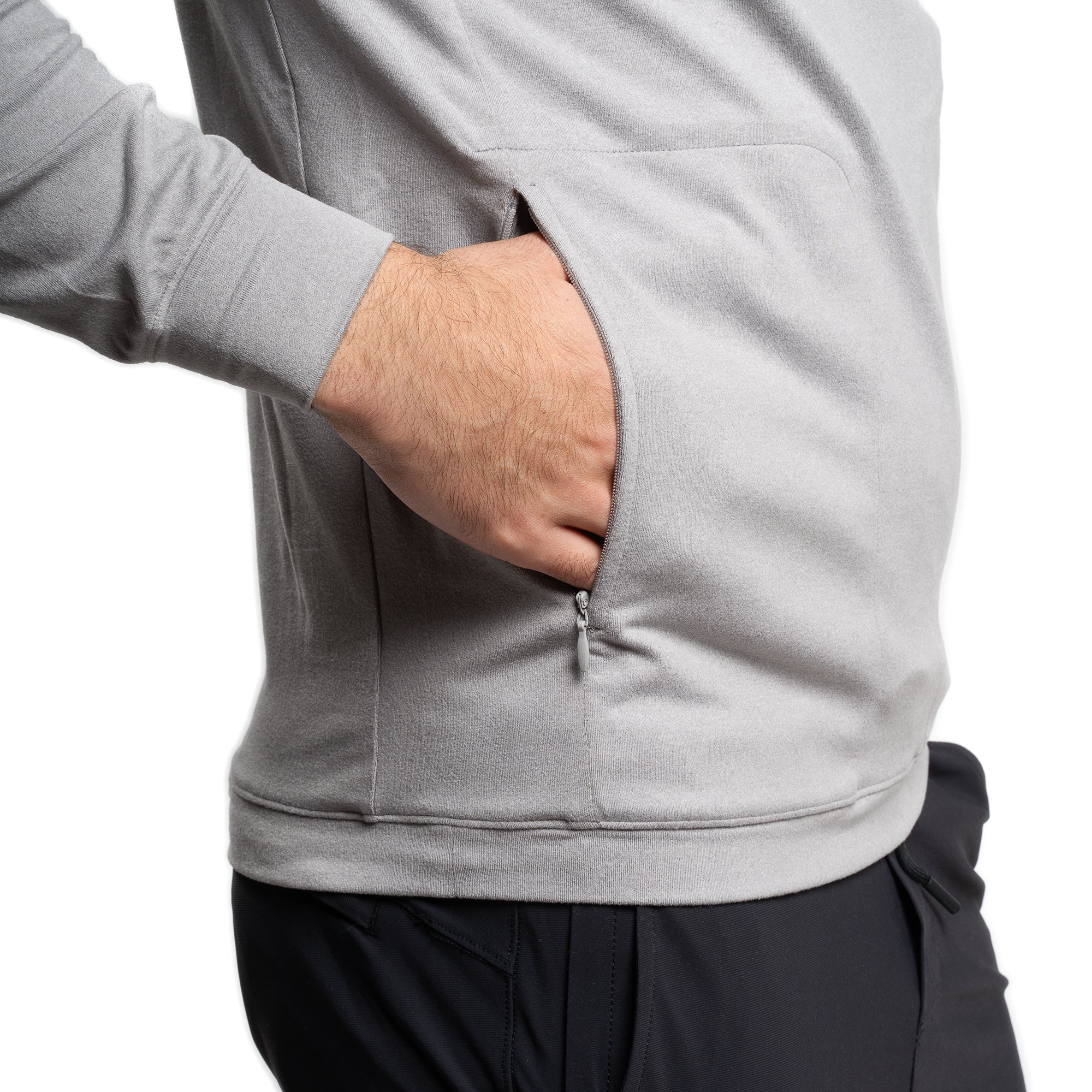 Performance Hoodie - Grey - Image 2