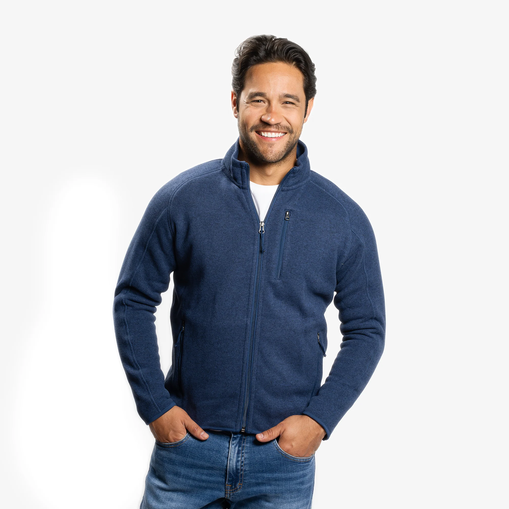 Polartec Fleece Jacket - Navy - Image 2