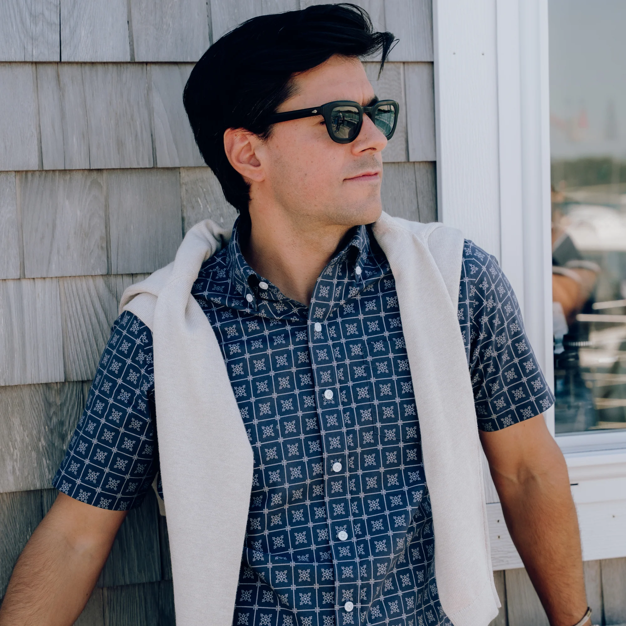 Printed Short Sleever - Hamptons - Image 3