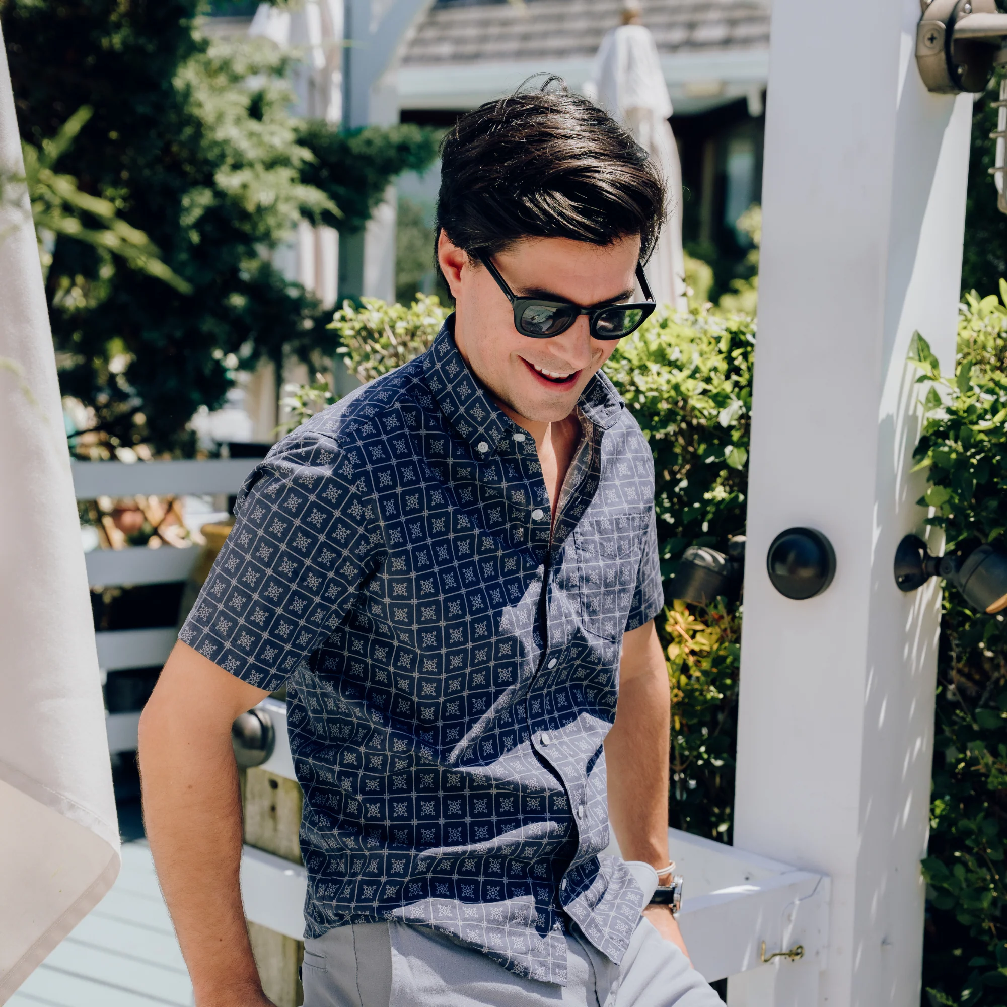 Printed Short Sleever - Hamptons - Image 4