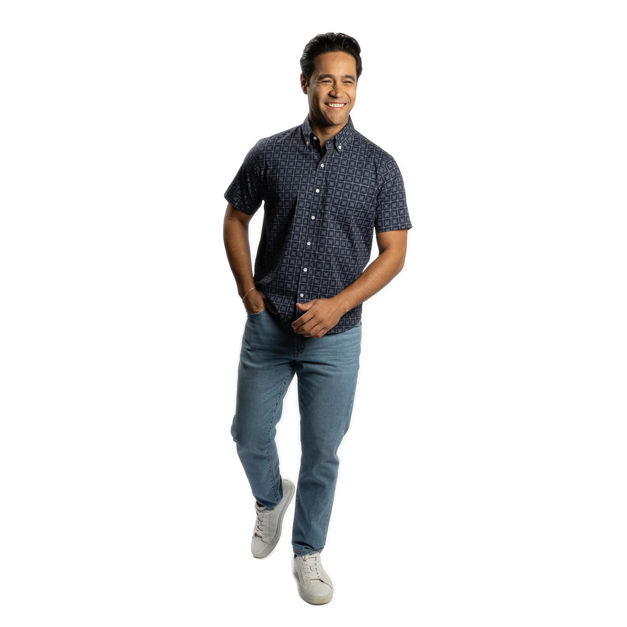 Printed Short Sleever - Hamptons - Image 5