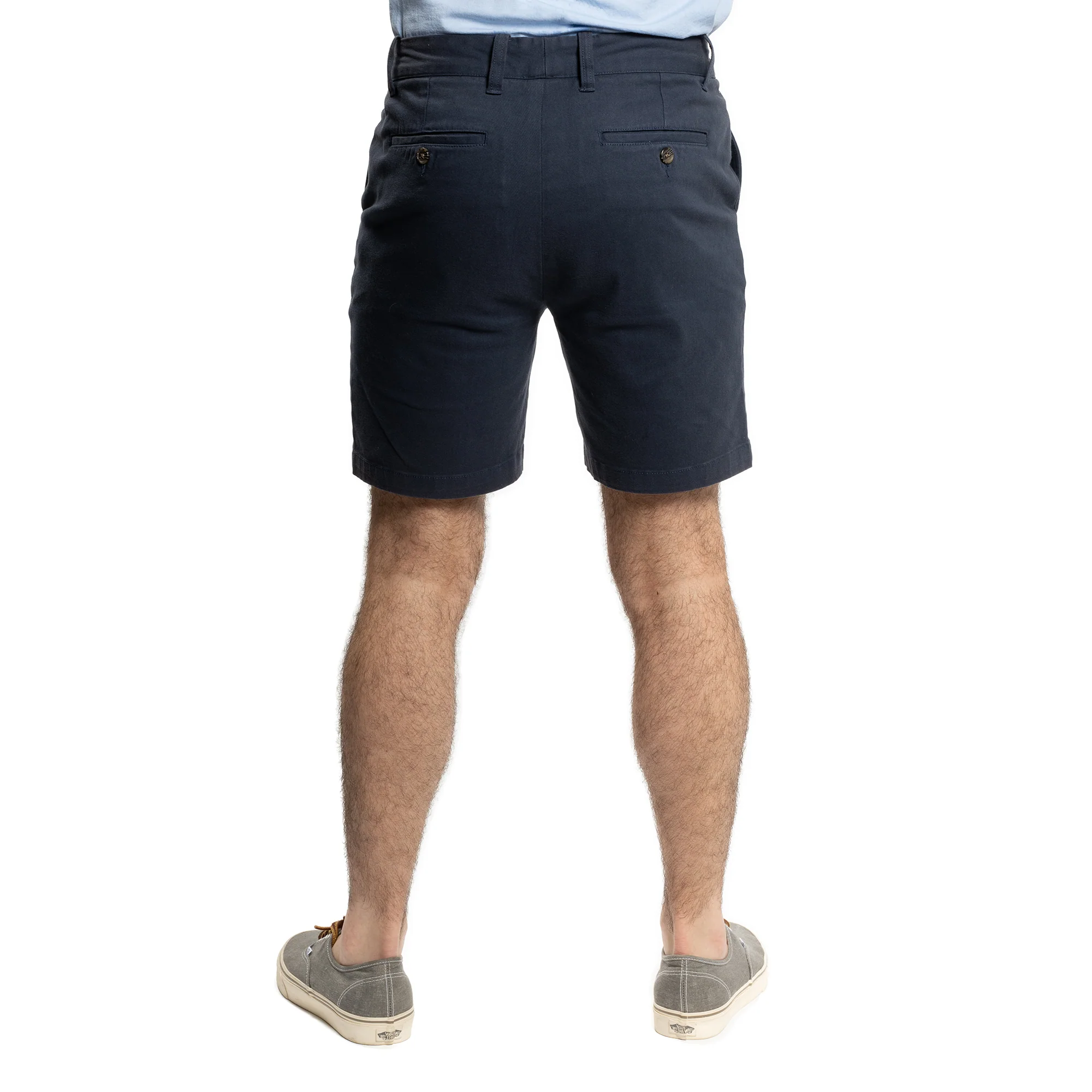 Stretch Chino Shorts - Navy - Image 6