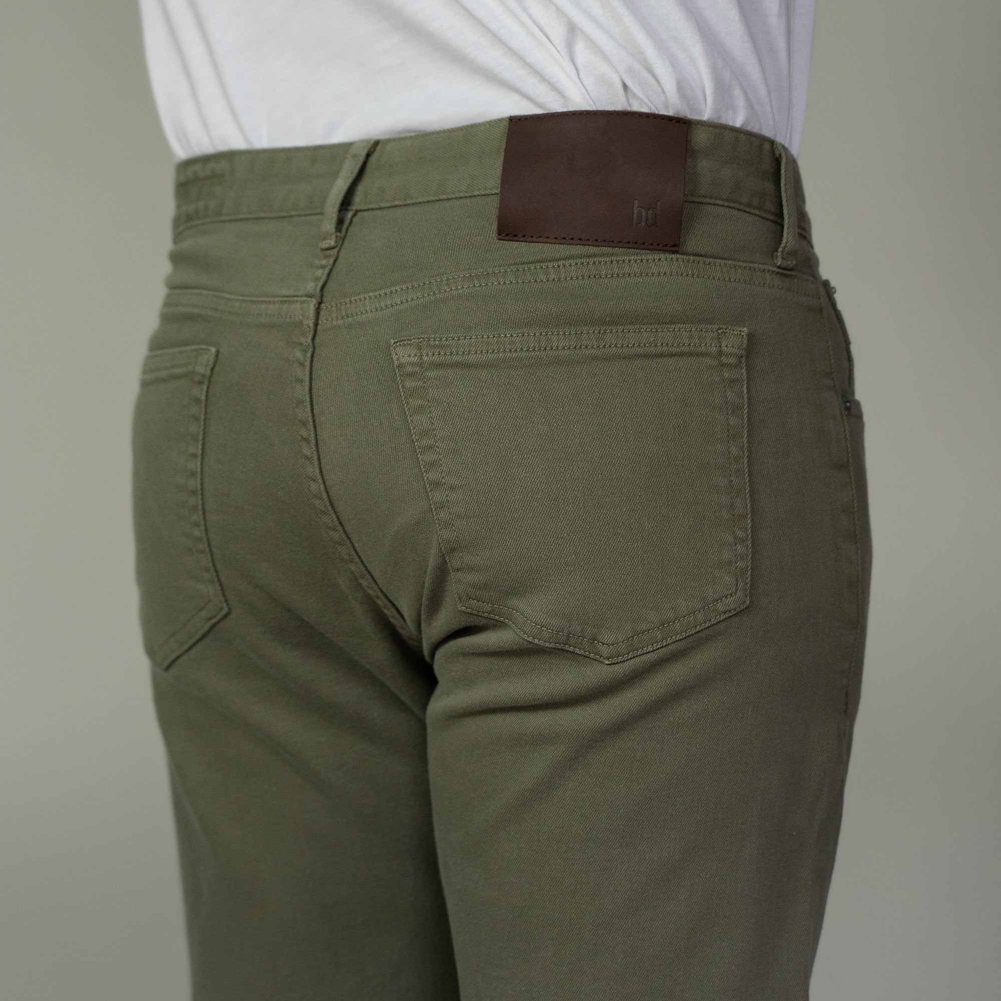 Travel Jeans Slim Fit - Olive - Image 4