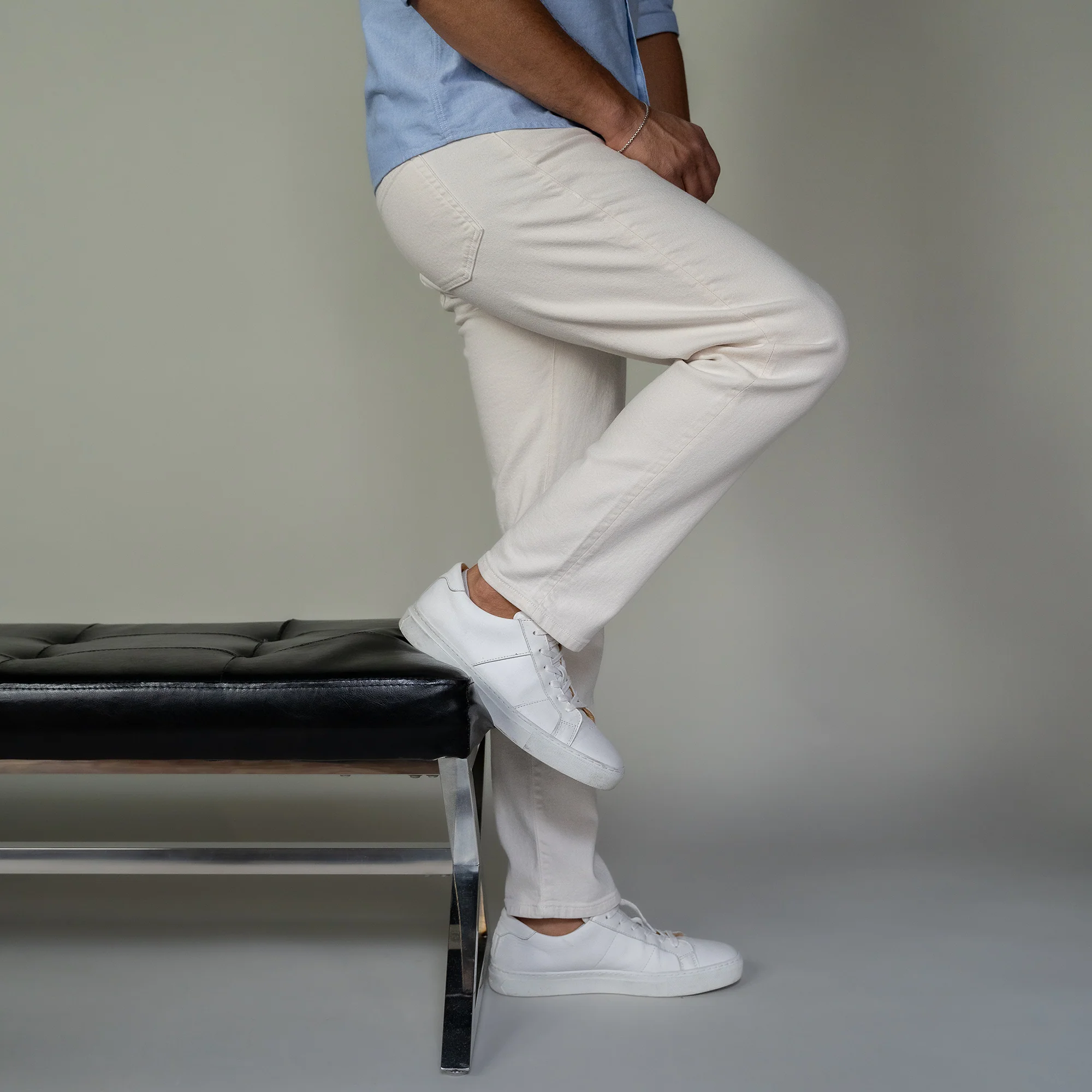 Travel Jeans Slim Fit - Stone - Image 5