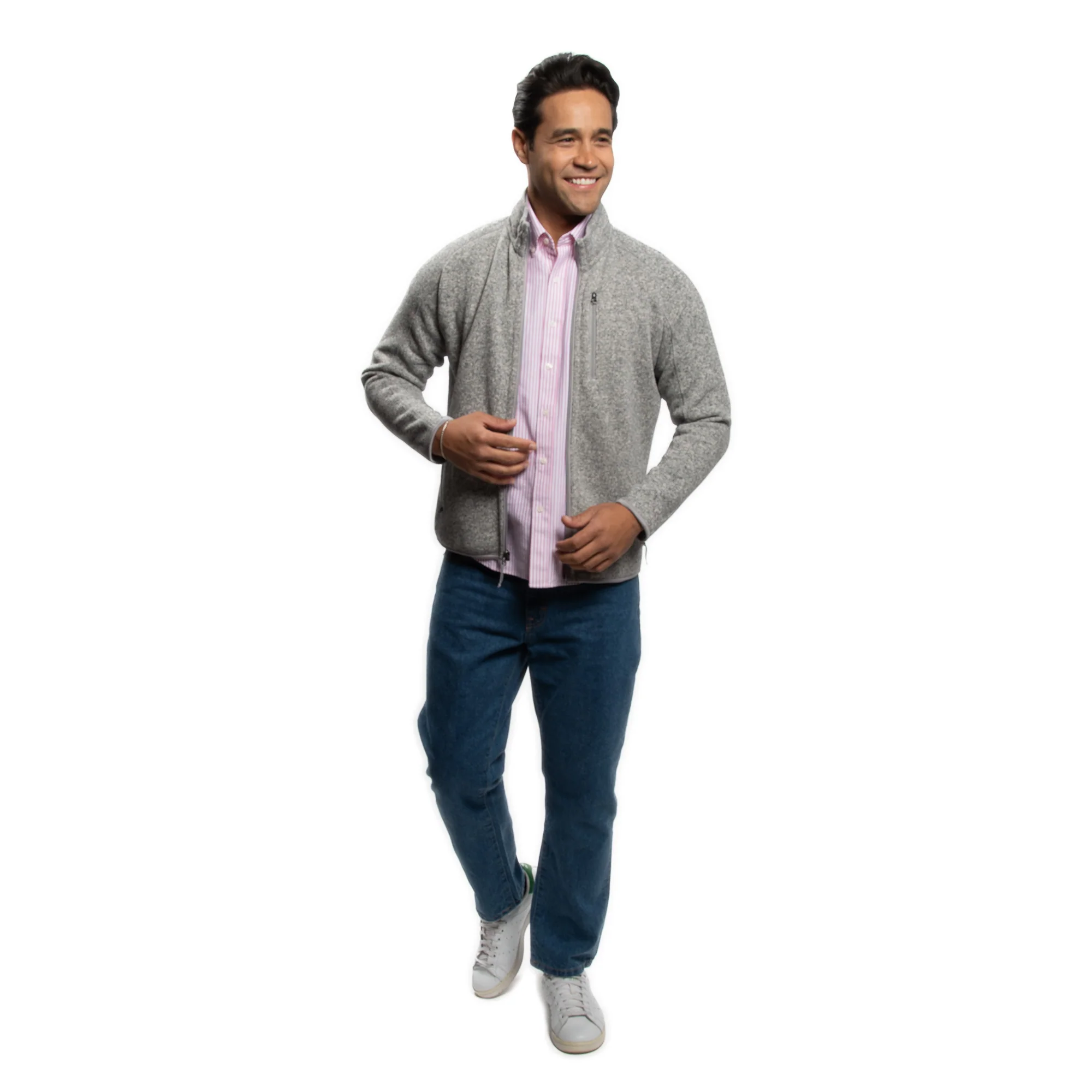 Weekend Oxford Standard Fit - Pink Stripe - Image 7